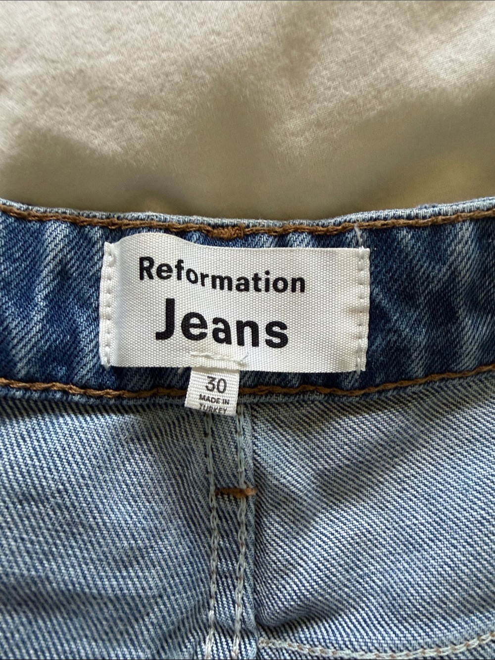 Reformation Studded Denim Shorts - Picture 5 of 5